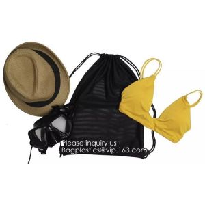 Heavy Duty Laundry Nylon Mesh Stuff Bag with Sliding Drawstring,Durable Nylon