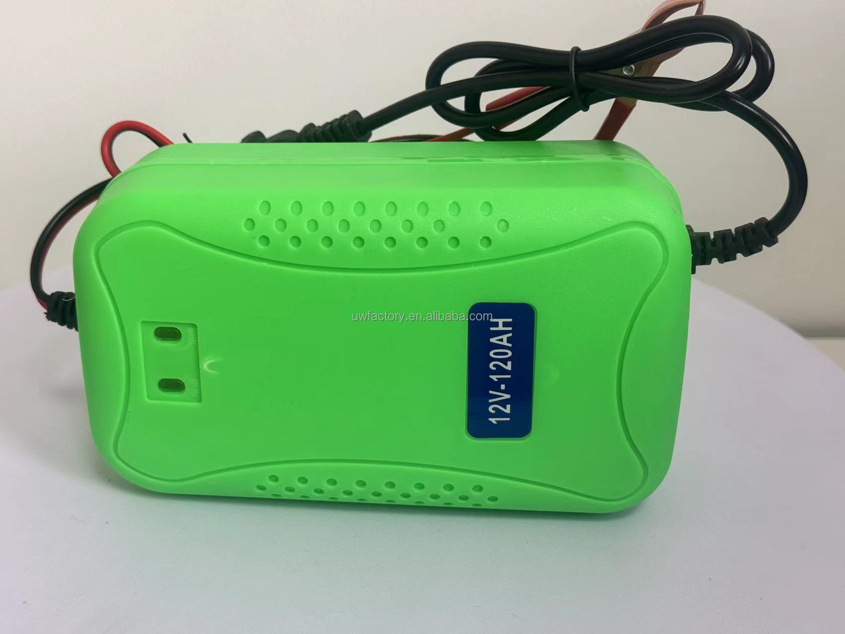 Connector Protection and OCP Protection 12V6a 8a Pulse Repair Smart Fast Charger for Lead-Acid Battery Car Motorcycle
