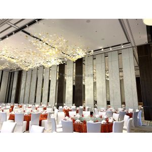 Easy To Install Banquet Hall Partition Walls 85mm Or 100mm