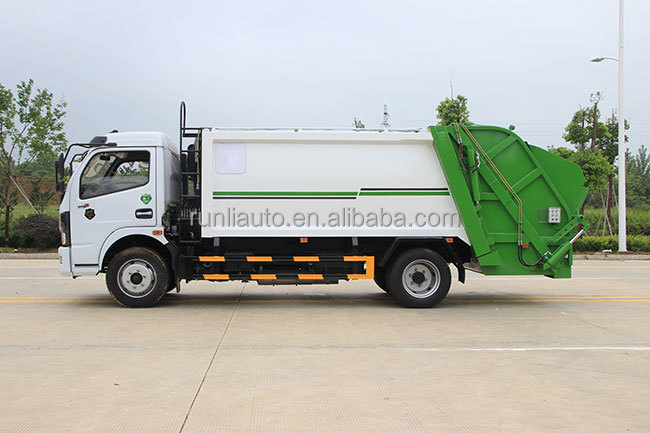Brand New Cheap Price 6ton Compressed Garbage Truck Garbage Compactor Truck Body