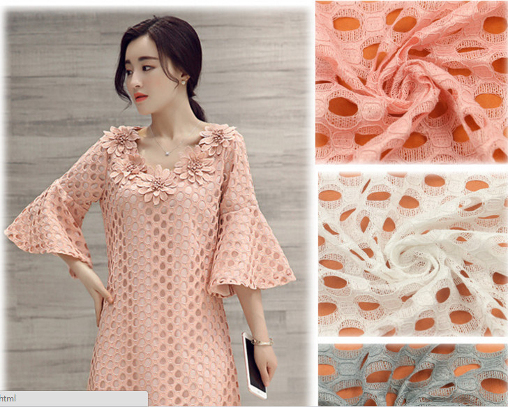 Garment Accessories Diy No Stretch Cord Lace Fabric