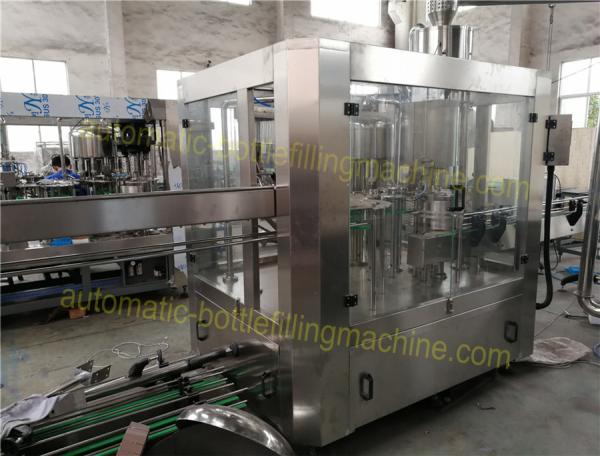 Rotary Monoblock Filling And Capping Machine , 380V / 50HZ Commercial Bottling