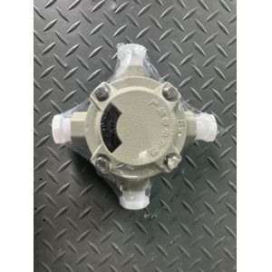 Electrostatic Spraying 4 1 Round Explosion Proof Junction Box ATEX IECEx Class I Div 1 II B II C IP66 Rated for Oil Gas Hazardous Locations