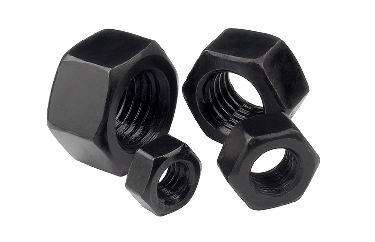 Black Oxide Steel DIN934L Class 8 Left-Hand Threaded Hexagon Nuts Hex Nuts