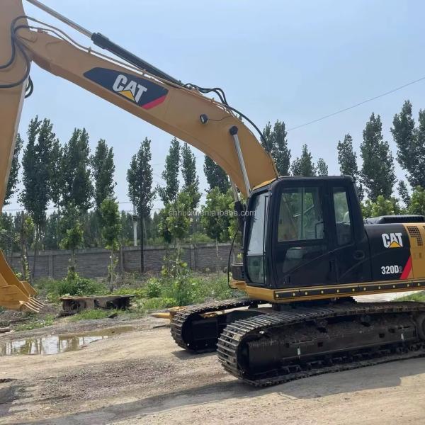 original paint used excavator cat 320d in china Shanghai second hand cat 320d