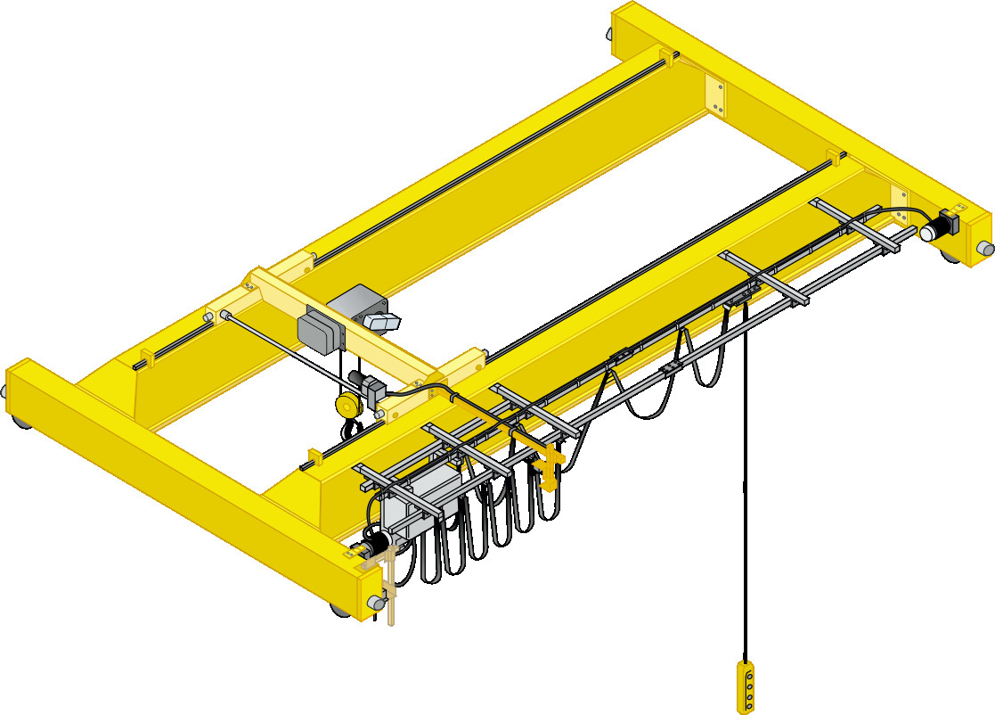 KSSL European Electric Overhead Traveling Crane 80T Double Girder For Workshop