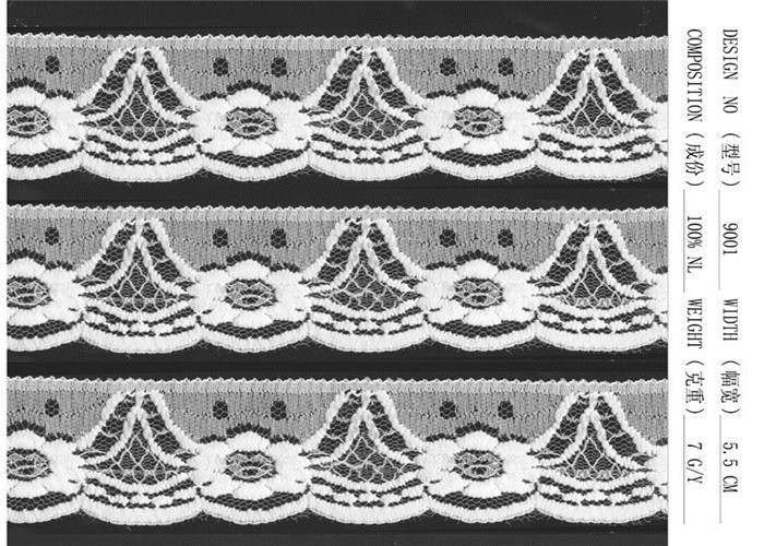Sewing Pattern Lingerie Lace Fabric , Geometric Lace Fabric For Underwear