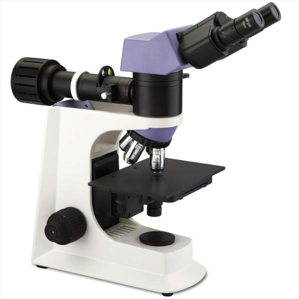 10X-18mm Eyepiece Upright Metallurgical Microscope Reflecting Halogen Illuminati