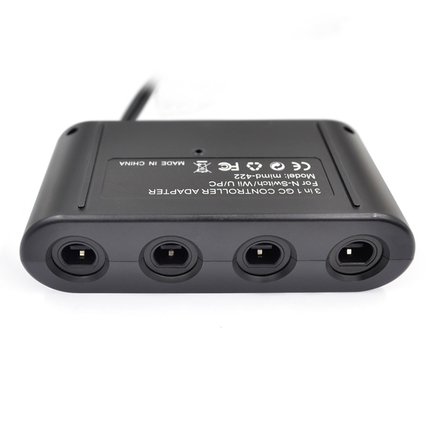 Hot New 3in1 Switch Adapter 4 Ports for Nintend GameCube GC Controllers USB Adapter Converter for WIIU PC for NS