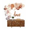 Buy cheap Love Shape Balloon Party Decorations , Rose Gold Balloon Arch Decorations from wholesalers