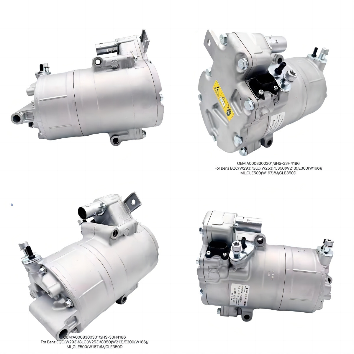 A0008300301 Air Conditioner Compressor For MERCEDES BENZ EQC W293 GLC W253 C350 W213 E300 W166 ML GLE500 W167 GLE350D