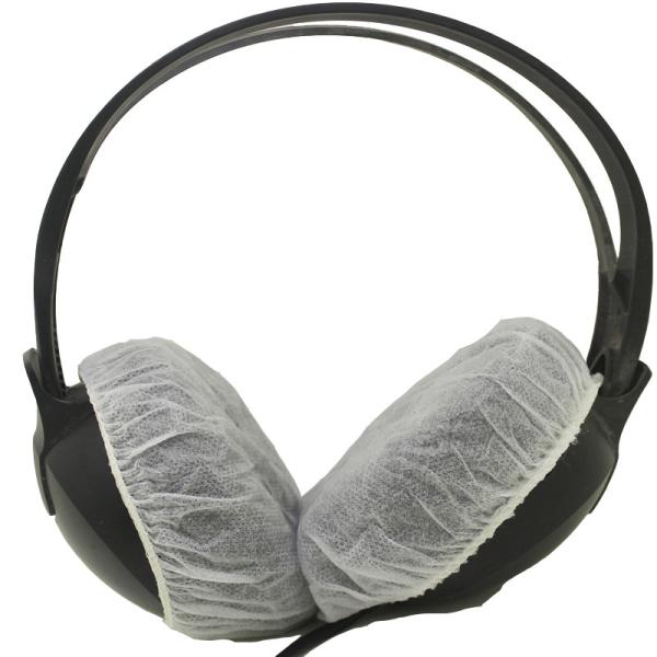 120mm Disposable Headset Covers , Headphone Hygiene Covers Non Woven Fabric