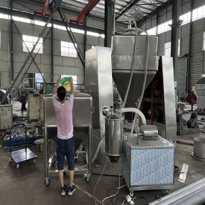 Large Scale GMP Square Cone Mixer Nutritional Supplements Mixing Machine Powder