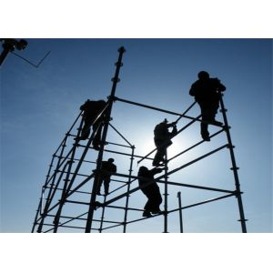 Safe Ringlock Scaffolding System Pipe Support Scaffolding SGS Certification