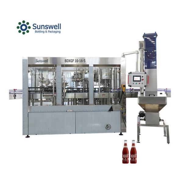 High Quality Glass Bottle Soda Filling Machine Carbonated Drink Filling