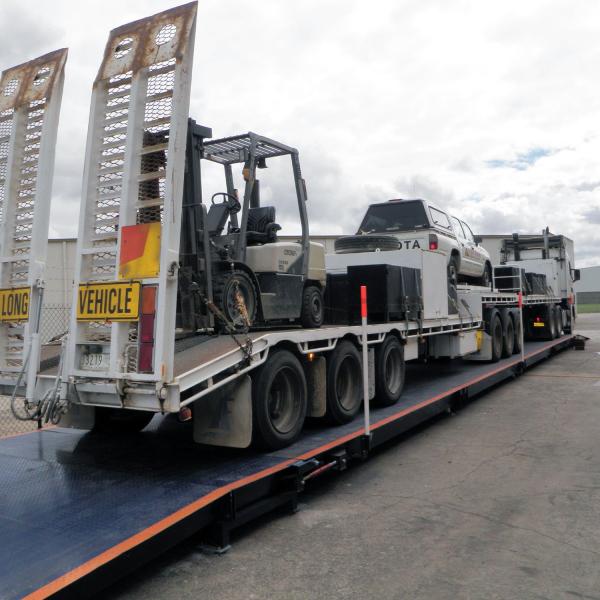 Electronic Digital Industrial Truck Scales Semi Truck Keda 3*12m 50 Ton U Beam