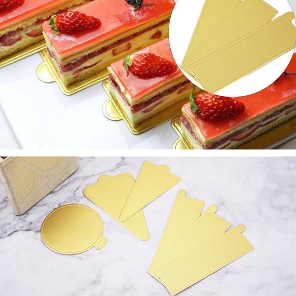 Aluminium Gold Foil Mousse Paper Cake Base Dessert Holding paper cake base cake