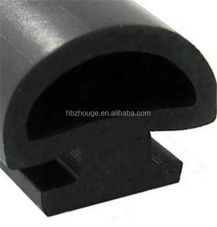 Customizable Moulding Processing Service for Black Aluminium Door Rubber Seal Strip
