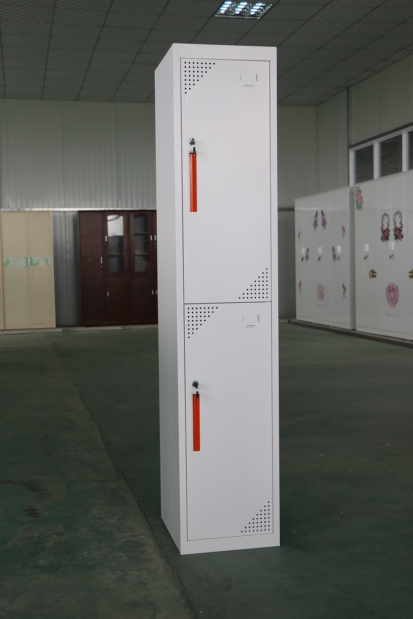 0.5mm School 2 Door Steel Locker Electrostatic Powder Coating