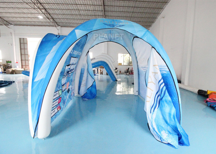 Blue Air Arch Dome 0.4mm Plato Advertising Inflatable Tent