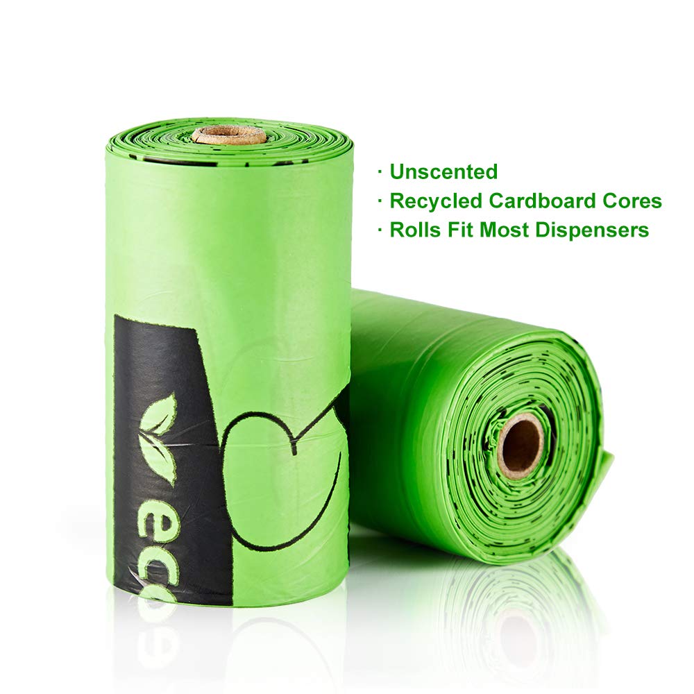 100% Biodegradable Products for Dogs Pet Disposable Doggie Waste Poop Bag with Holder