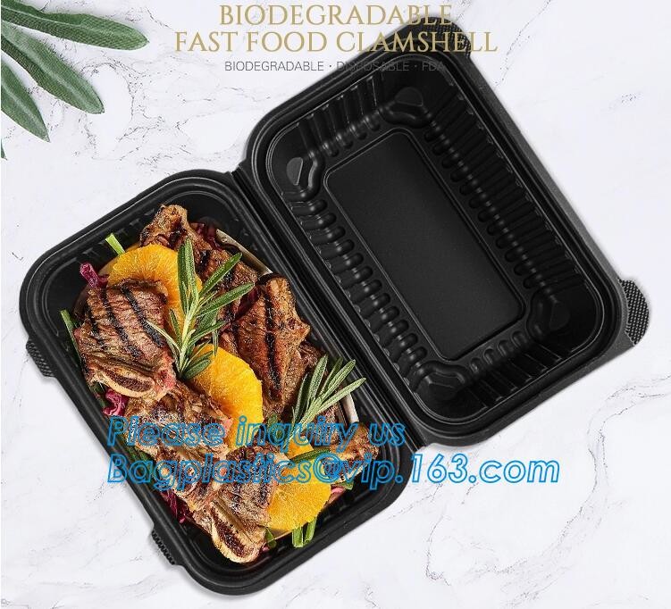 Meal Prep Containers Free Sample Bento Lunch Box Biodegradable Food Container Plastic Wheat Straw Lunch Box bagplastics