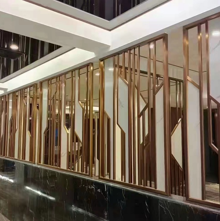 Metal frame wall panel hanging decoration room divider