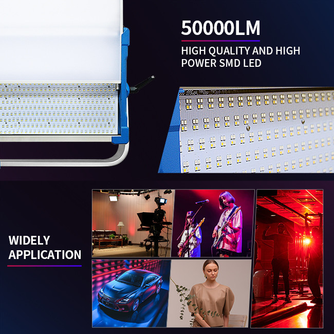 500W 95CRI 12 Effects RGB LED Film Lights Support Remote Dmx Control Led Rgb Stage Photography Lighting