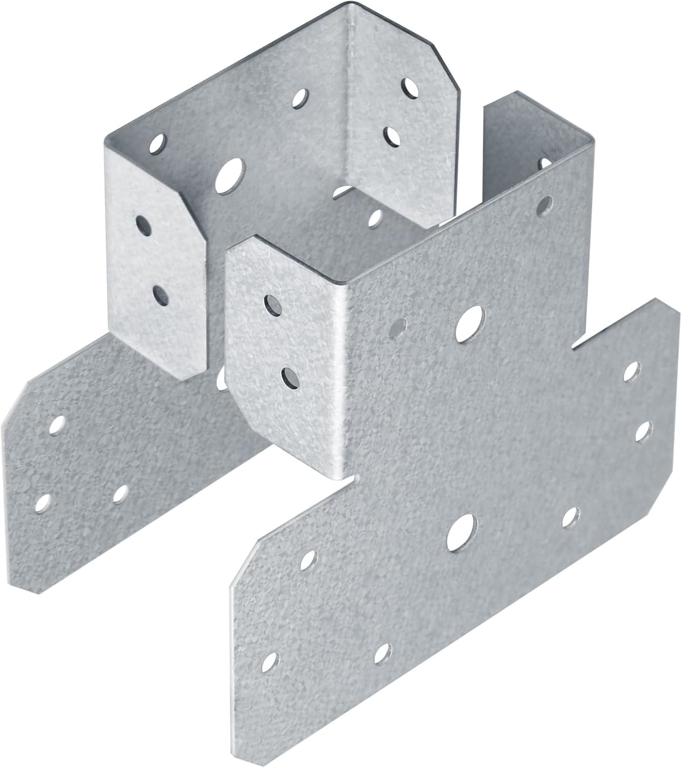 T Shaped Post To Beam Roof Wooden Connectors 2Pcs Adjustable For 4x4 4x6 Post