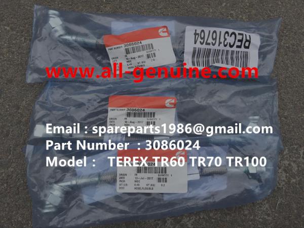 TEREX 3086024 FLEXIBLE HOSE OFF HIGHWAY NHL DUMP TRUCK TR35 TR50 TR60 TR100