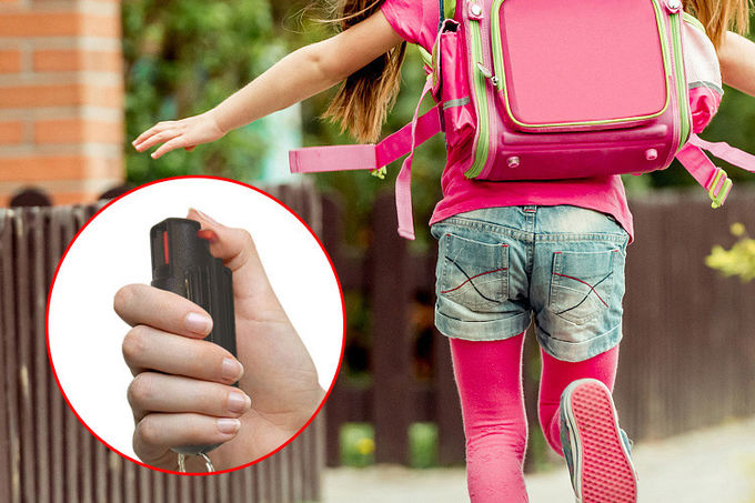 Pepper Spray 20ml Self Defense Keychain Set For Women Security