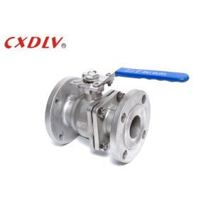 RF CF8 CF8M WCB Double Flange Floating Ball Valve Split Body Control Valve