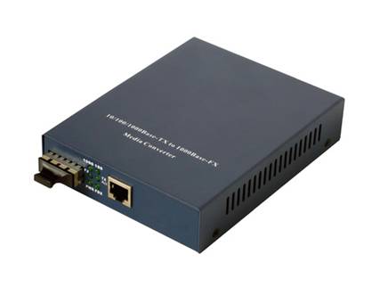 Black color RJ-45 SC Fiber Optic Ethernet Media Converter Apply to the Campus Broadband Network