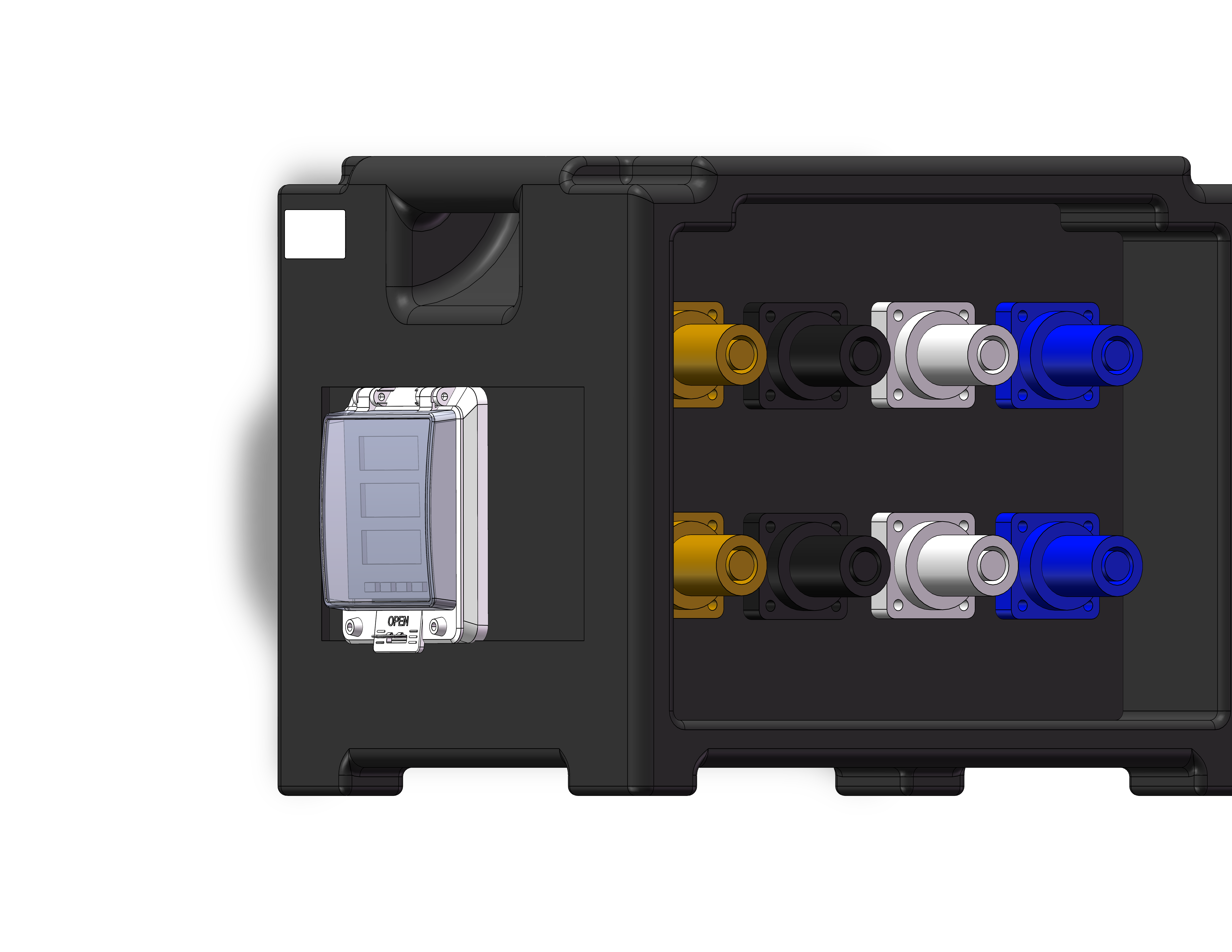 Single Channel Power Distro Boxes Simple And Light Leakage Proof