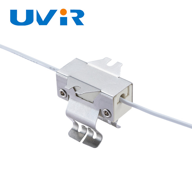 IR Lamp Ceramic Heat Bulb Holder , 10A 250V 5KV lamp holder clip