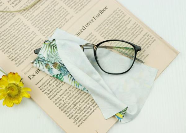Fast Cleaning Microfiber Glasses Cloth , Microfiber Jewelry Cloth 10*10cm 15