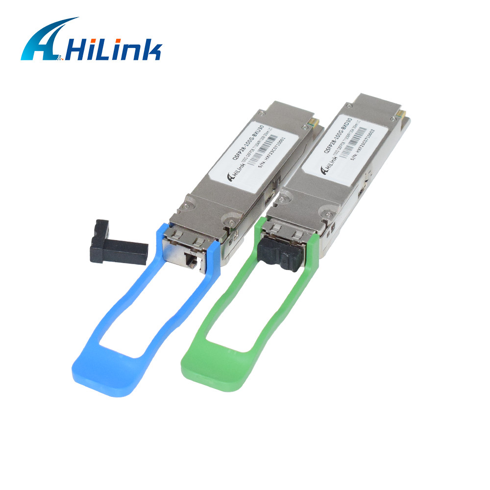 100G QSFP28 Transceiver Module BIDI 40KM 1304/1309nm EML+APD QSFP28-BX-D40 Transceiver