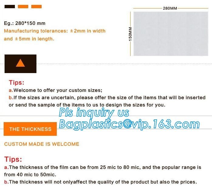 PP film 178*140mm invoice enclosed packing list envelopes, DHL Shipping pockets for waybill, A4 size plastic packing lis