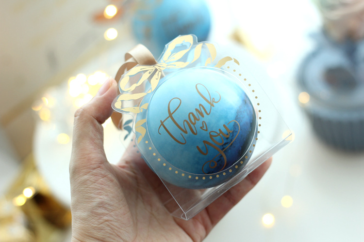 Anticorrosive Tin Can Gift Containers Ball Shape Ultralight Multicolor