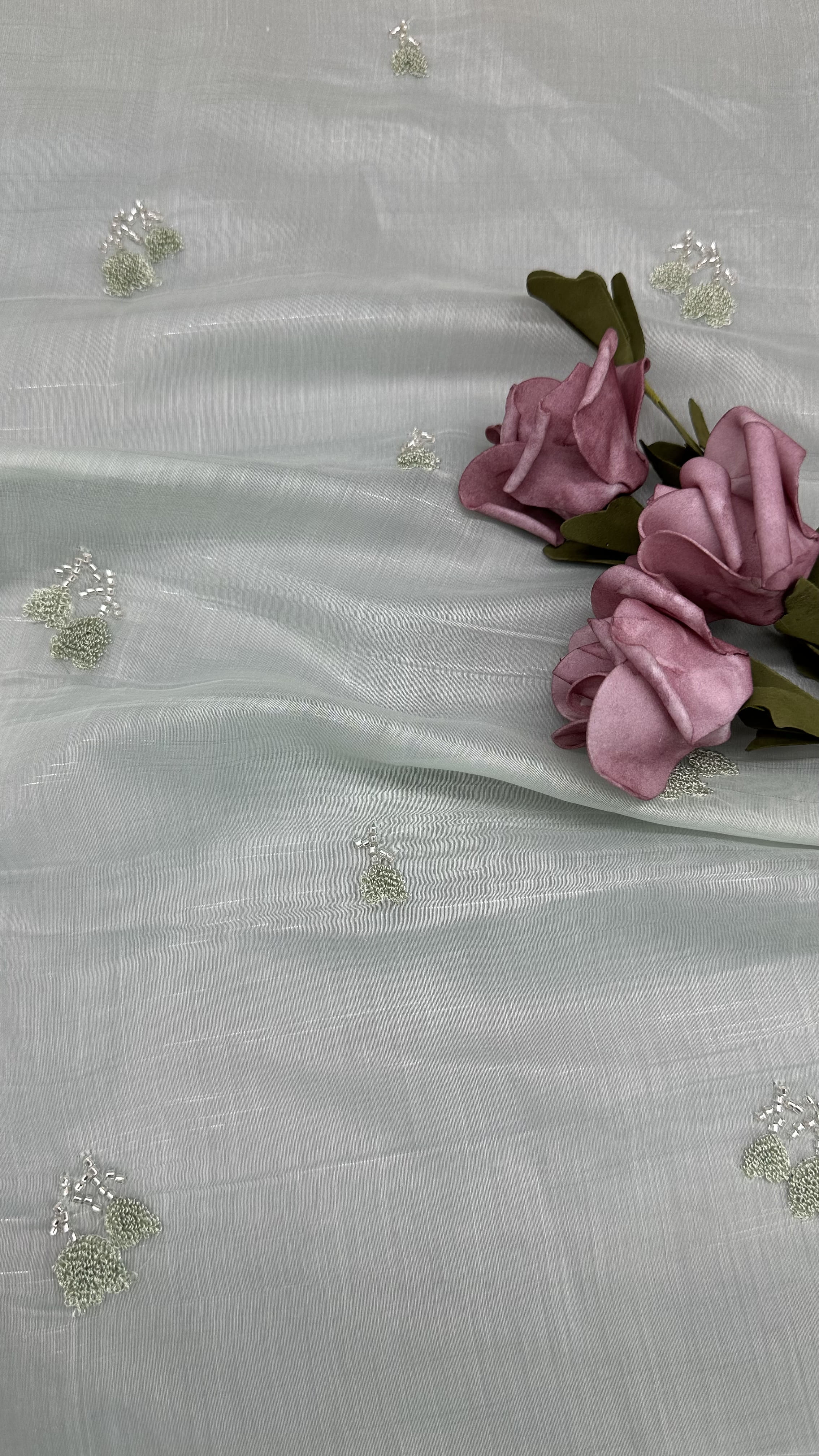 Leafy Tulle Mesh Fabric Lace Fabric Sequin Metallic New Collection for Garments Evening Dressing Design