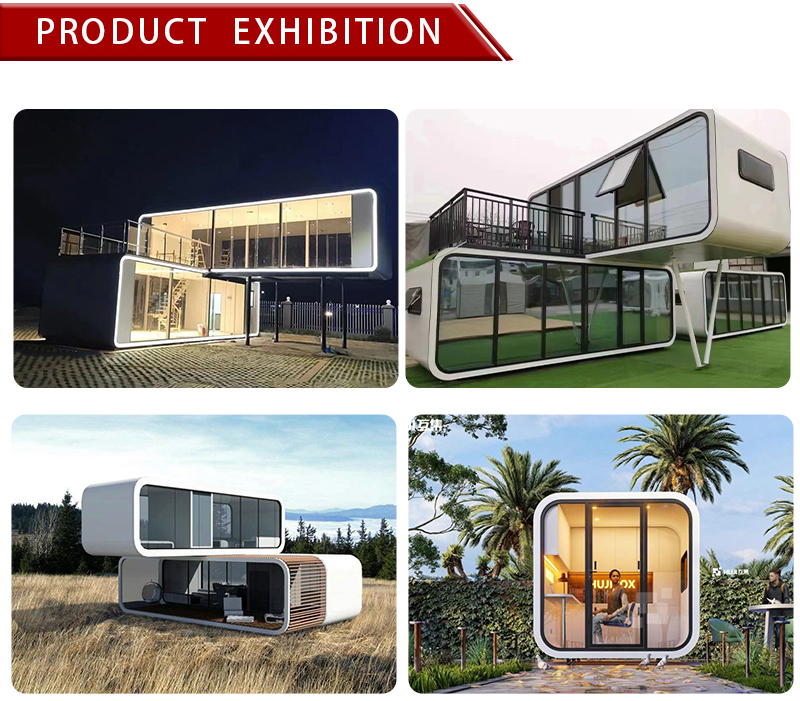 Outdoor Office Pod Prefab Container House With Modern Design Style