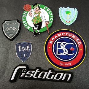 Custom Clothing Patches and TPU Badges with LED Flashing Magnetic and Nickel