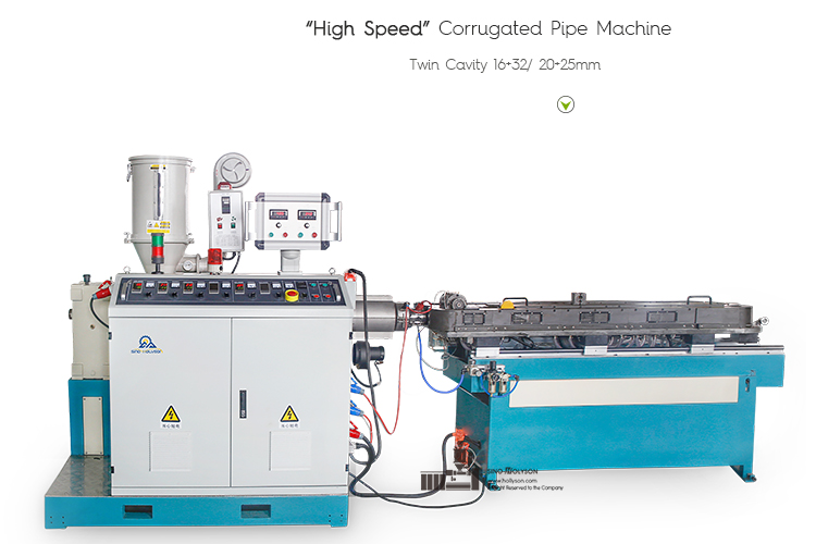 380V Double Station Corrugated Pipe Coil Machine 25 To 65kg/H