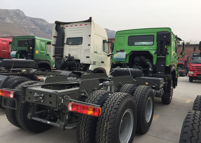 Dropside Cargo Truck Chassis SINOTRUK HOWO ZZ1257N4341W Green Lorry Vehicle