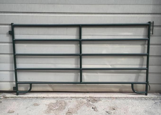 Flat Bar Galvanized Horse Panels Powder Coated Metal Livestock Corral
