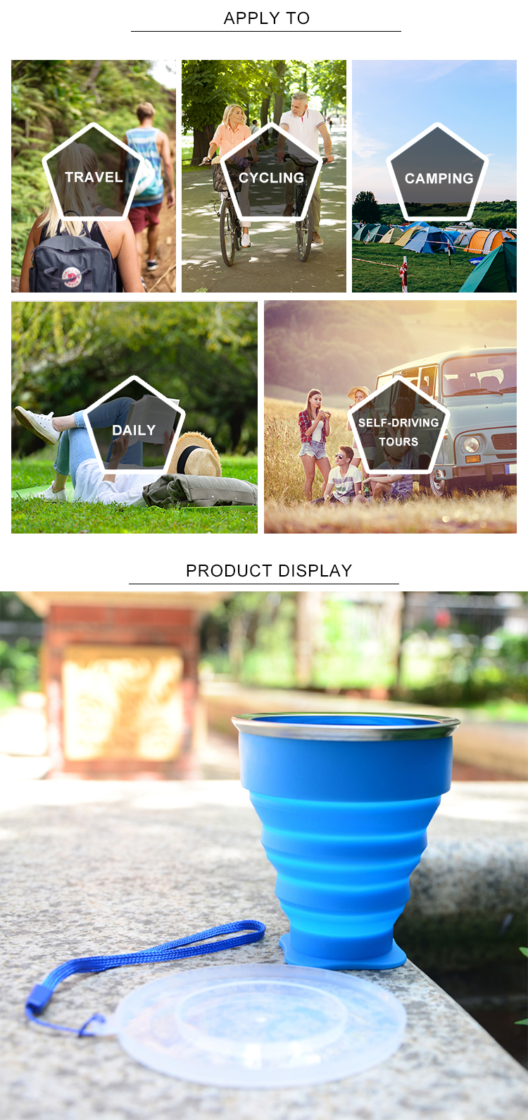 200ML Collapsible Silicone Coffee Cup
