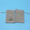 Buy cheap Wholesale Promotional Printed Small Sachet Gift Packaging Drawstring Jute Bag from wholesalers