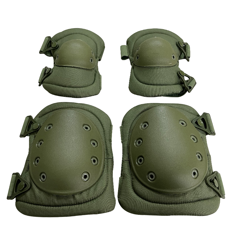 Sample Custom 4Pack Adjustable Guard Gear Flexible TPE Foam Padding Heavy Duty protective Knee Elbow Pad