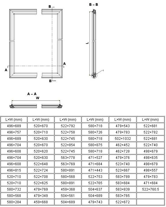 Customized Flexible Magnetic Sheet Refrigerator Door Gasket Stable Performance