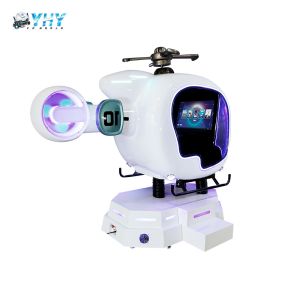 Theme Park 9D VR Simulator Helicopter Flight Game Machine